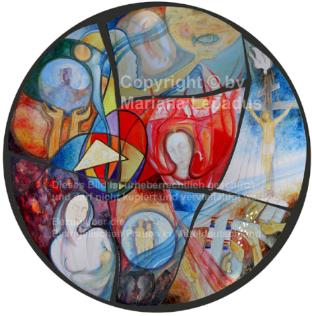 Ikone: Kunstwerk von Mariana Lepadus